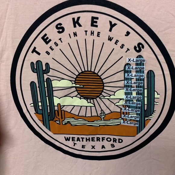 TGT Peach Graphic Tee Best In The West - Picture 7 of 7